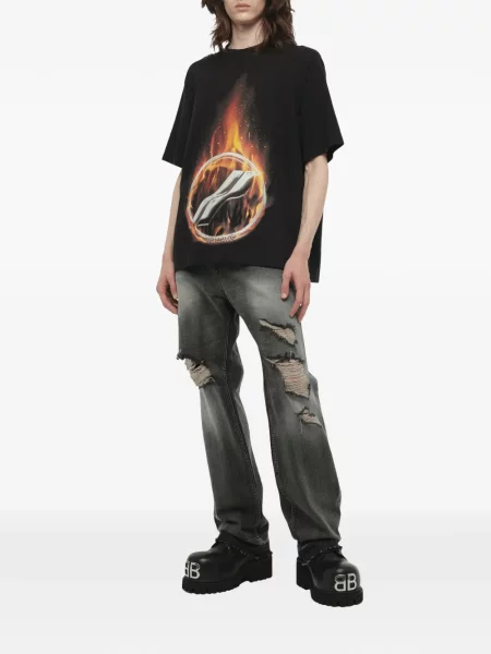 Tricou We11done cu imagine negru