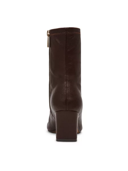 Botki Steve Madden skórzane brązowe