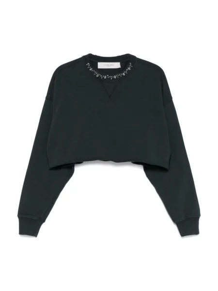Bluza Golden Goose o skróconej długości czarna