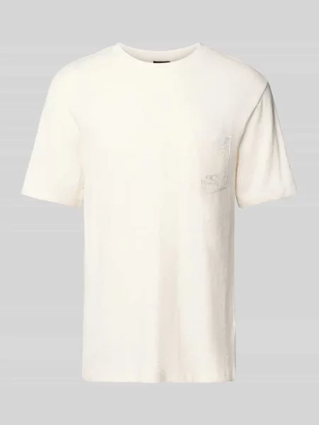 T-shirt z kieszenią na piersi O'neill biała