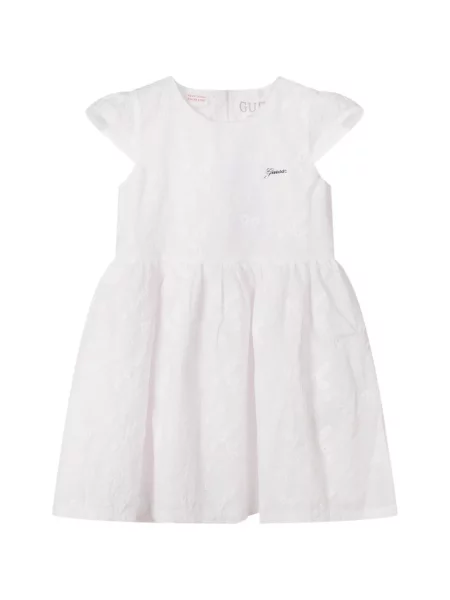 Sukienka mini dziecięca Guess biała
