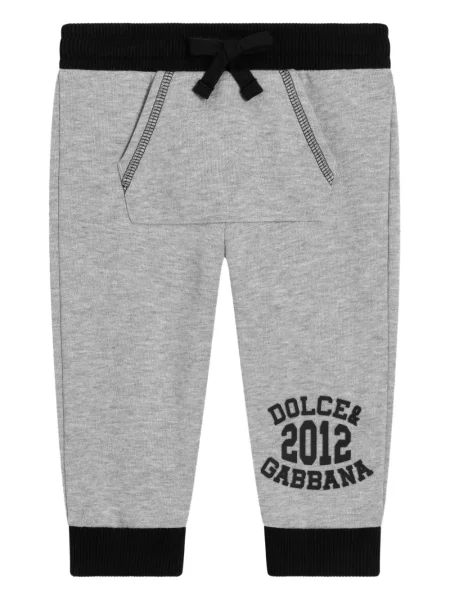 Spodnie dziecięce Dolce And Gabbana szare