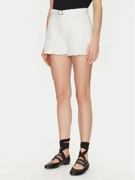 TWINSET Pantaloni scurți de blugi Écru