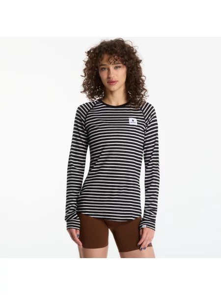 Tricou SAYSKY W Merino Base Layer Long Sleeve Stripes L