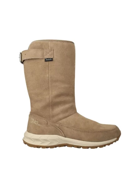 Muszkieterki Jack Wolfskin skórzane brązowe