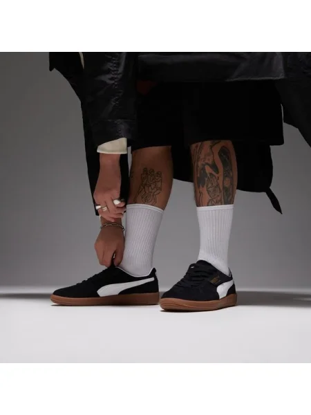 Велурени маратонки Puma Palermo Cobalt Glaze черно