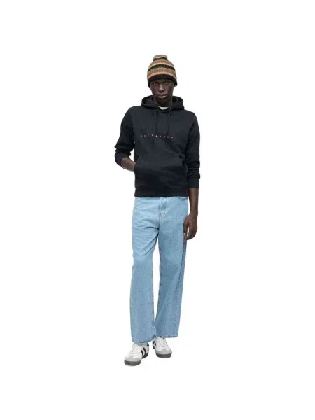 JACK & JONES Mikina STAR námornícka modrá / oranžová čierna
