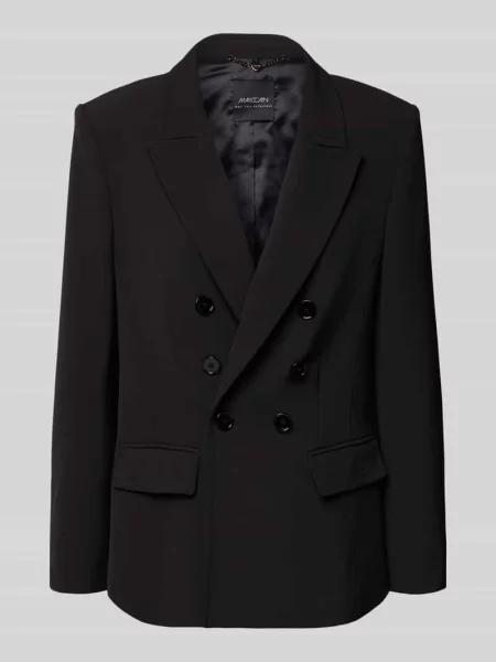 Żakiet z kołnierzem z klapami Marc Cain czarna