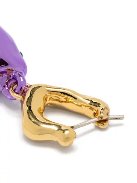 Křišťálové náušnice Vann Jewelry zlaté