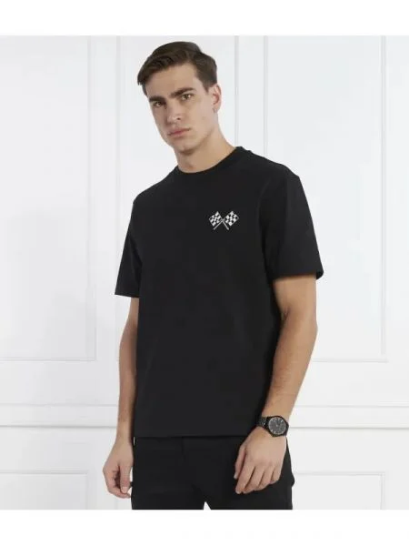 HUGO Tricou Doevaco negru