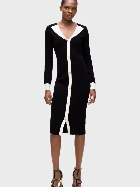 Трикотажна сукня Karl Lagerfeld чорна