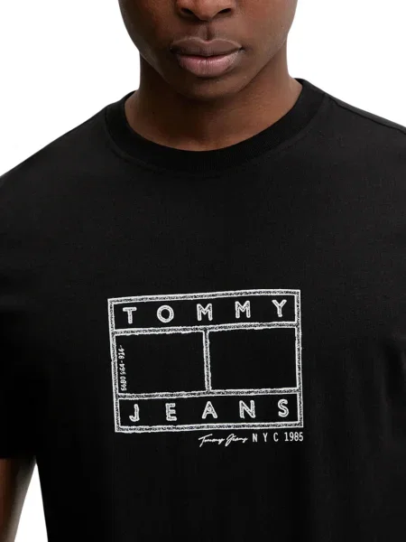 Tricou Tommy Jeans negru