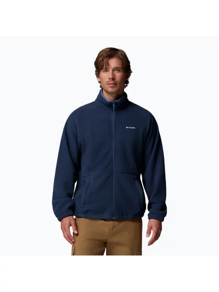 Hanorac din fleece Columbia din fleece marină