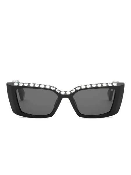 Ochelari de soare Philipp Plein Eyewear de cristal negru