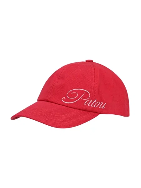Czapka z daszkiem Patou z logo czerwona