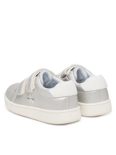 Superge Calvin Klein Low Cut Velcro M srebrna