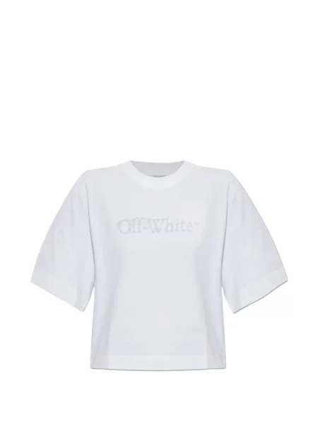 Tricou Off-white cu imagine alb
