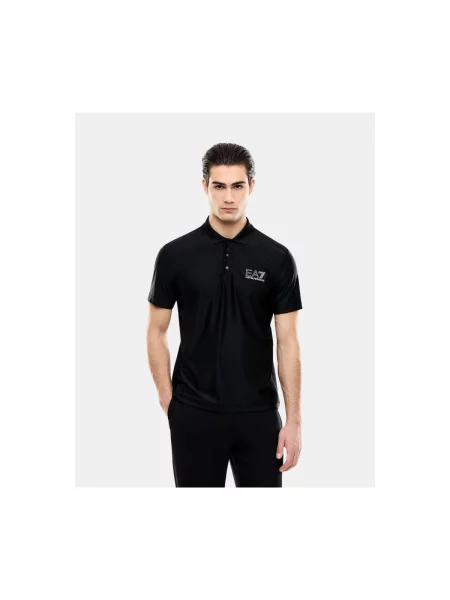 Polokošeľa Emporio Armani Ea7 čierna