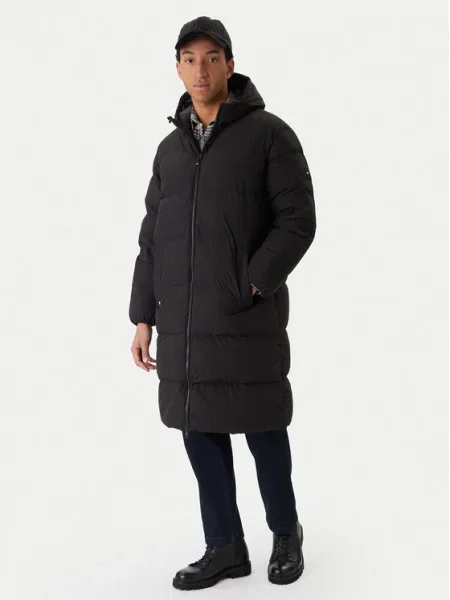 TOMMY HILFIGER Prechodná parka čierna