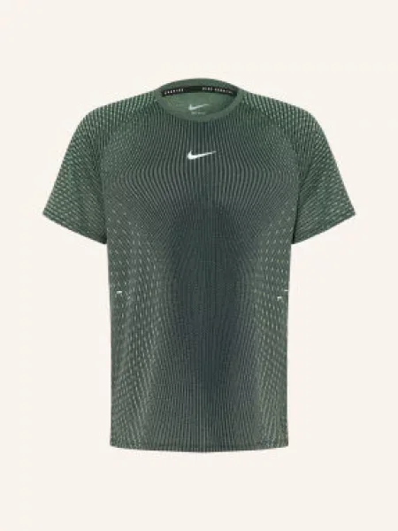 Nike Funkční Tričko Stride Aero-Fit tmavě / světle zelená