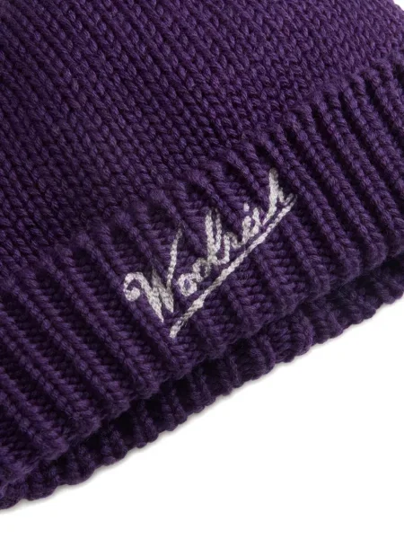 Căciulă Woolrich cu broderie violet
