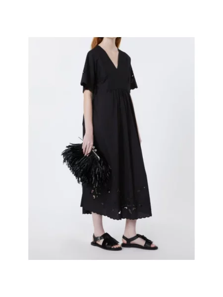Sukienka Weekend Max Mara z dżerseju czarna