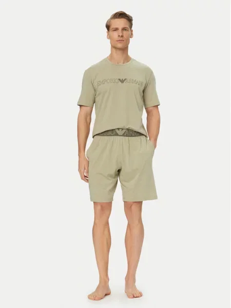 Pyžamo Emporio Armani Underwear zelené