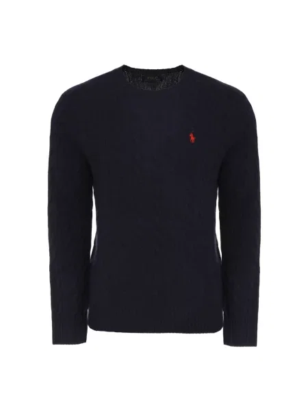 Sweter Ralph Lauren wełniany niebieski