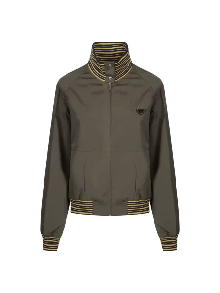 Kurtka bomber Prada zielony
