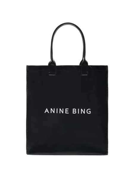 Geantă shopper Anine Bing din canvas negru