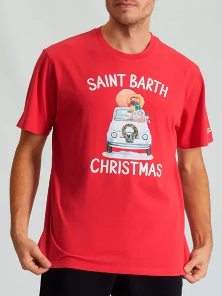 SAINT BARTH Футболка червоний