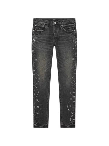 Skinny skinny džíny Purple Brand šedé