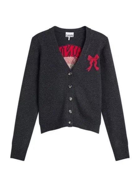 Sweter Ganni wełniany