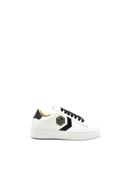 Sneakersy Philipp Plein skórzane białe