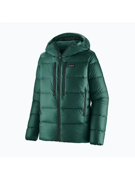 Geacă de puf pentru bărbați Patagonia Fitz Roy Down Hoody cascade green verde