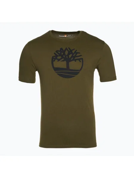 Férfi Timberland Tree Logo sötét olajzöld póló zöld