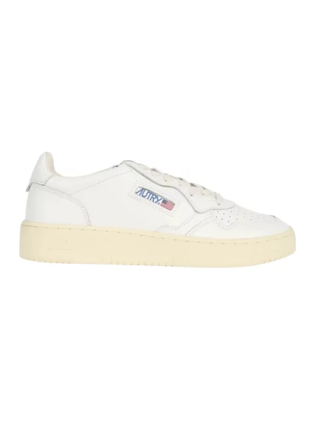 Sneakersy Autry skórzane białe