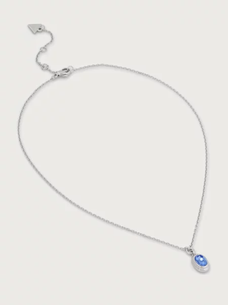 Guess lănțișor cu pandantiv pentru femei din oțel inoxidabil cu zirconiu cubic DIVINE