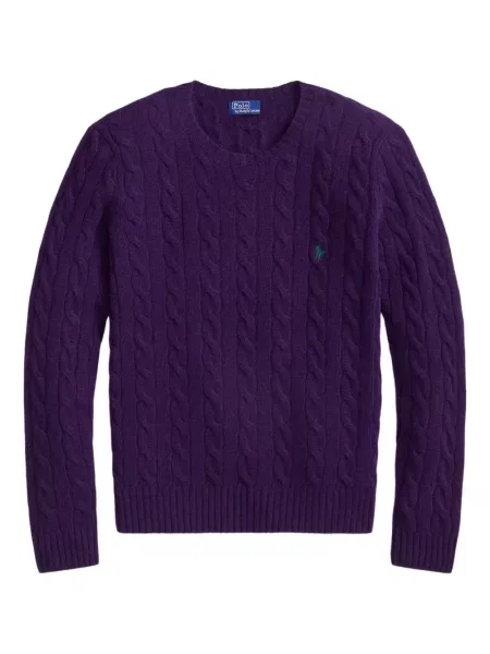 Căciulă Polo Ralph Lauren cu broderie tricotate de costum albastru