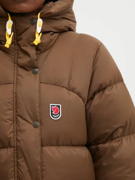 Пуховик Fjallraven коричневый