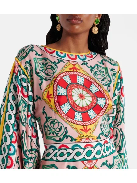 Rochie Dolce&gabbana de mătase cu imagine