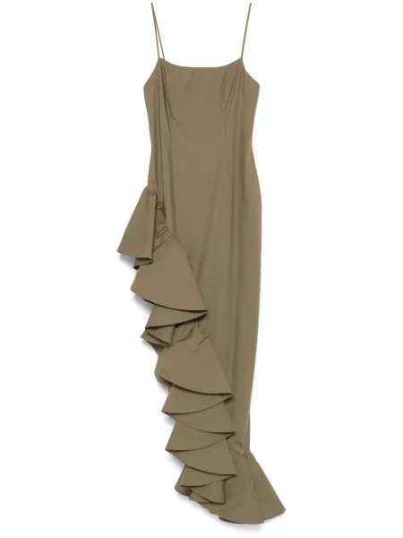 Maksi sukienka maxi Giuseppe Di Morabito garniturowa zielona