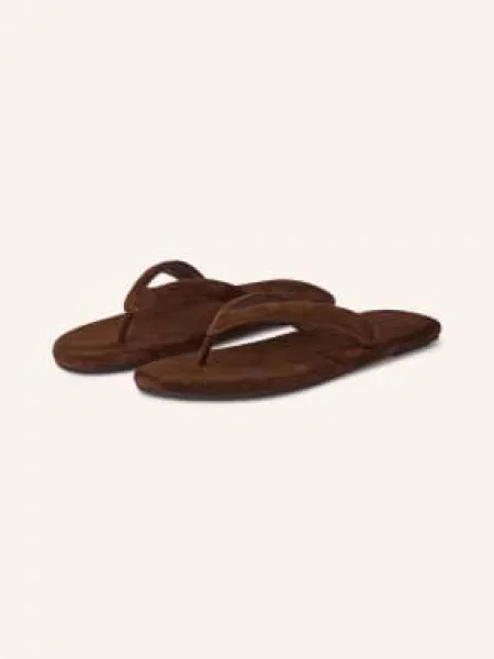 Inuovo Prstové Sandály tmavě hnědá