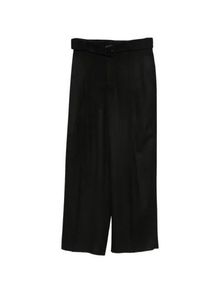 Cu centură pantaloni Emporio Armani negru