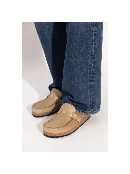 Birkenstock Klapki Buckley beżowy