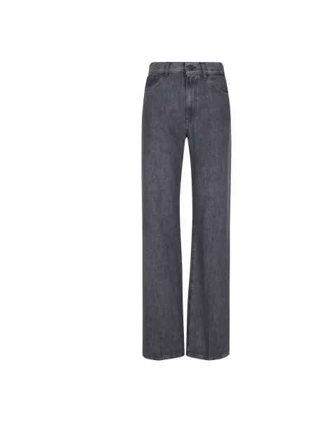 Jeansy Dondup z bursztynem niebieskie