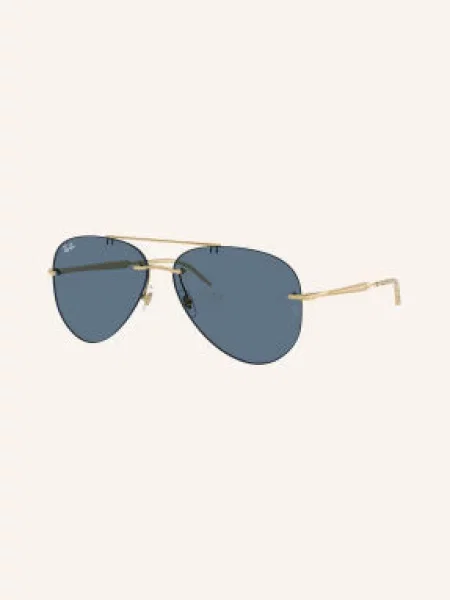 Ray-Ban Sluneční Brýle zlato/ tmavomodrá