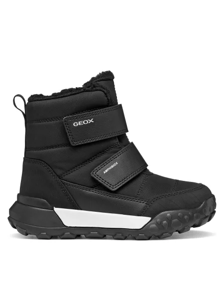 Snehule Geox J Trekkyup Boy B Abx M čierna