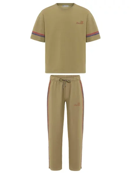 Dandalo Haine de casă Kevin albastru / oliv roșu