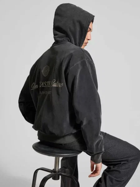 Kurtka jeansowa o kroju oversized z Mieszanka bawełny Don't Waste Culture